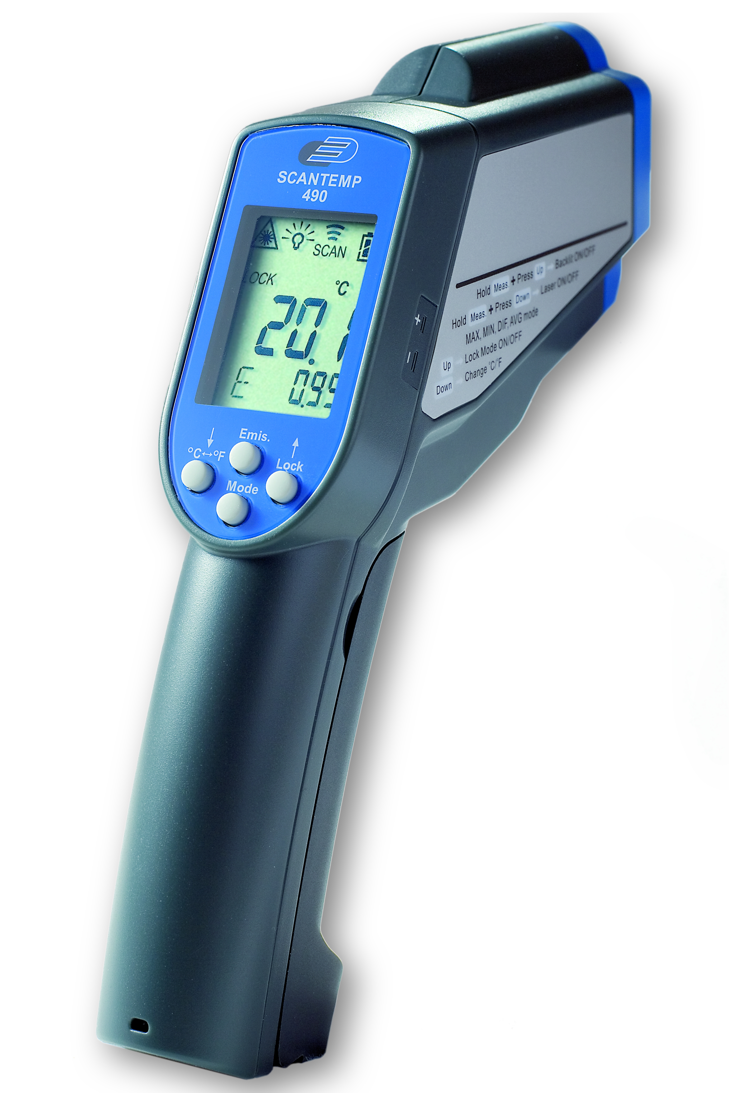 ScanTemp 490 Profi-Infrarot-Thermometer