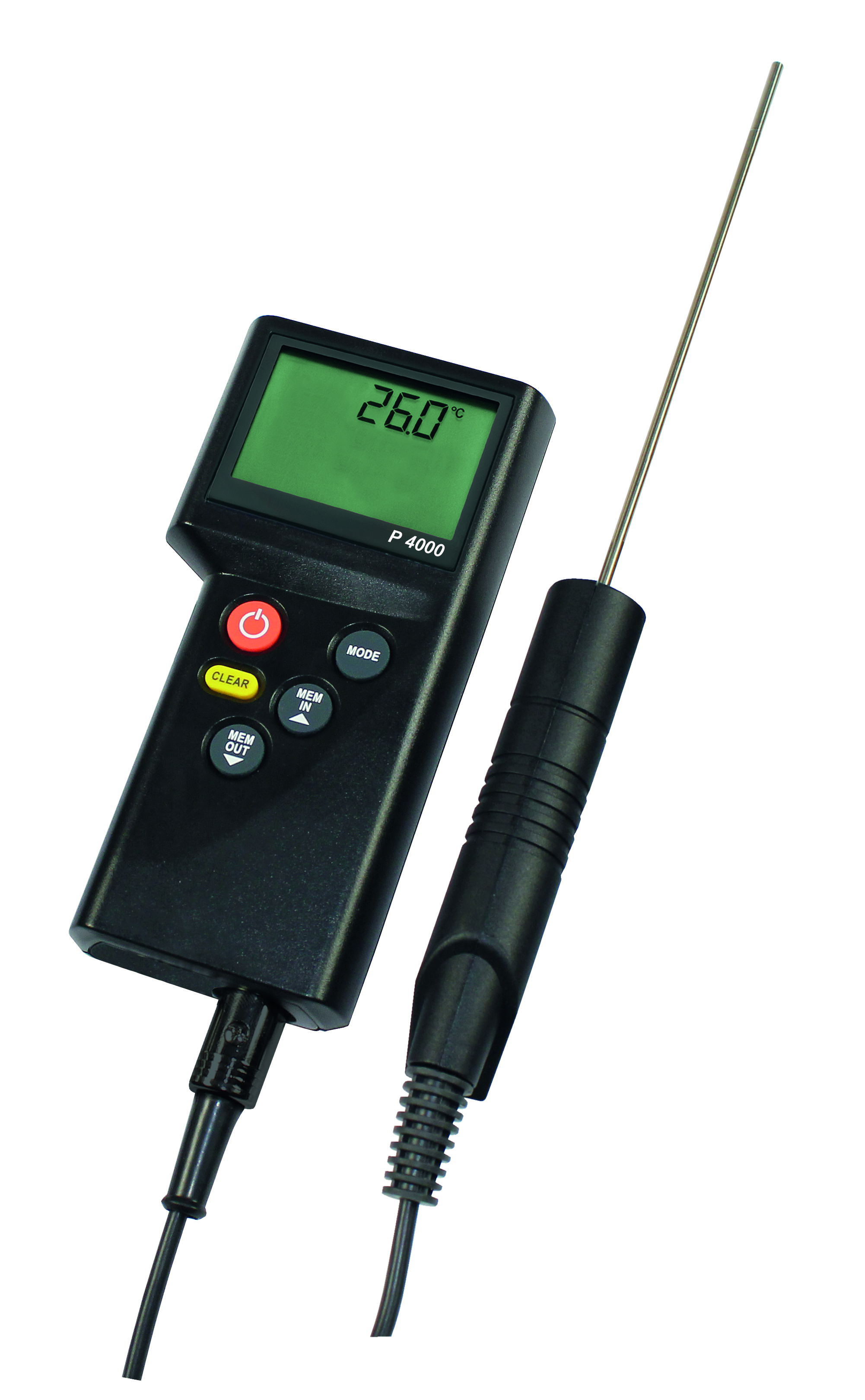 P4000 Profi-Thermometer, 1-Kanal, für PT100 Sensoren